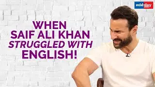 When Saif Ali Khan struggled with English dialogues!