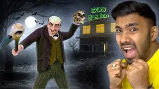  I AM ESCAPING THE SCARY MANSION 🏚️🔦