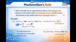 Markovnikov rule vs Anti Markovnikov rule