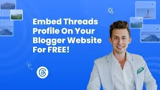 How to embed Threads profile on Blogger FOR FREE? #sociablekit #embed #free #threads #blogger