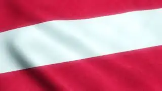 Flag of Austria Animated Background Loop Animation