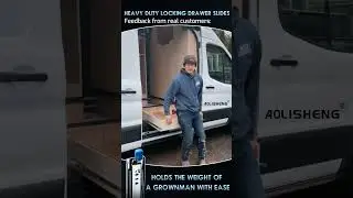 How much weight can the drawer slides carry?#drawerslide #hardware #rv #suv #woodworking