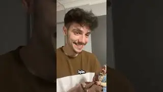 Minik teyzeme &ccedil;ikolata verdim