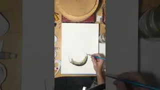 Lil gouache painting for my girlfriend #gouache #fairy #fantasy #magical #timelapse #artist #shorts