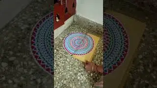 #Rangoli sticker#Floor rangoli sticker# easy to use#
