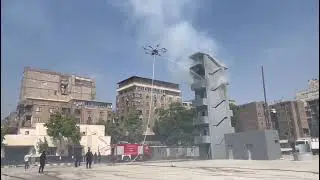 Our overseas client used the Skytech S300 Firefighting Drone, and within just a few minutes
