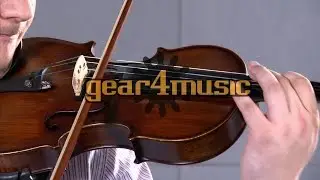 4/4 Size Electro Acoustic Violin by Gear4music