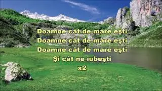 Doamne cât de mare ești - Negativ creștin