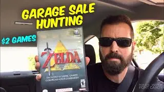 Garage Sale Hunting: Legend of Zelda Collector’s Edition for GameCube, Vintage Zaxxon, Xbox360 Games