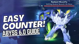 Surprisingly Easy?? How to EASILY BEAT Radiant Moonfly as F2P in Spiral Abyss 6.0 - Genshin Impact