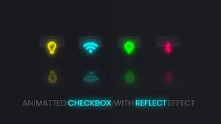 Glowing Checkbox UI Design using HTML and CSS Only | CSS Animated Checkbox | Neon reflect Effect