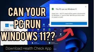 How to Check My PC Can Run Windows 11| Download PC Health Check App | Windows 11 - Tech Clips
