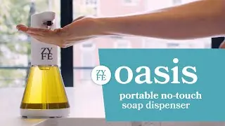 Zyfe Oasis Portable No-Touch Soap Dispenser How To Use Instructional Video