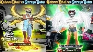 Kaluuu Bhai🗿_VS_Sherya Babu🥰Wait For Last Shayri ☠️💀 #freefire#funny#video