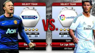 *RETRO* Premier League vs. La Liga ALL-STARS! - FIFA 13 Career Mode