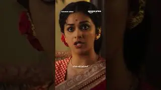 Dulquer Salmaan Cutely TEASING Keerthy Suresh and BLUSHING 💙 | Mahanati | #primevideoindia #shorts