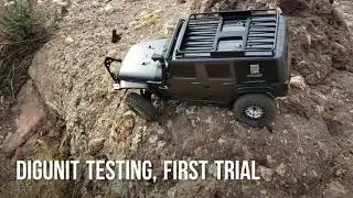 TRX4 with Dig Unit - Testing , First Trial