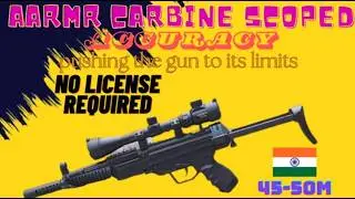 LONG RANGE AIRGUN ACCURACY 50 YARDS| aarmr carbine .177 groupings