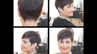 Women's Haircut Tutorial - Pixie Haircut - TheSalonGuy