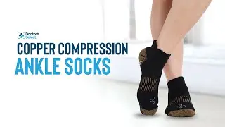 Stay Active and Comfortable with Doctor's Select Copper Ankle Compression Socks!