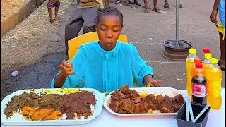 FUN OUTDOOR YUM FOOD GAME | Pls subscribe to my channel 