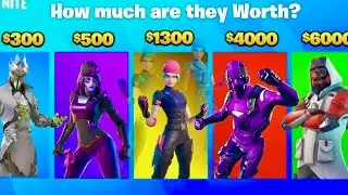 Сколько стоит каждый эксклюзивный скин в Fortnite?