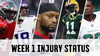 Injury Status Run Down - Week 1