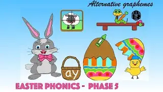 Easter Phonics - Phase 5 - Alternative graphemes - Easter Egg Factory
