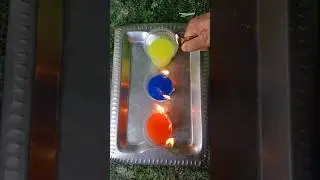 Water glass candle making #shorts #candle