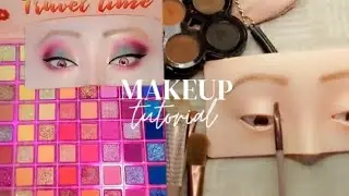How To Apply Eyeshadow According to Theory /Day 1 ❣️/eye makeup tutorial 