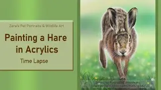 Hare Painting | Acrylic Hare Painting