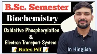 Oxidative Phosphorylation | Electron Transport Chain | Biochemistry | By Dadhich Sir