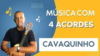 MÚSICA COM 4 ACORDES NO CAVAQUINHO | RAÇA NEGRA | TONINHO SORRISO
