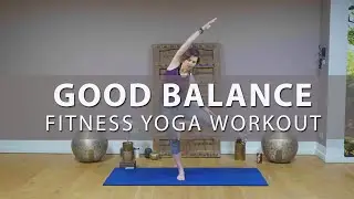 GOOD BALANCE & STRONG CORE | Fitness Yoga Workout #fitnessyoga #fitness #apgyoga #balance #core