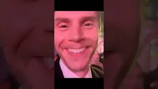 Evan Peters being goofy 😄 #evanpeters #tronares #shorts