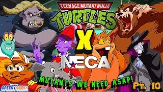 NECA 1987 TMNT (1987) - Which Figures Do We Want? (part 10) + TMNT x TICK TEASER Animation