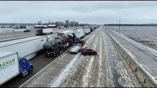 🔴 LIVE IRL - Michigan Area Ice 🥶 Storm!  - Meteorologist Brett Adair