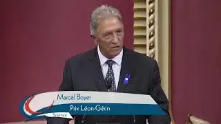 Marcel Boyer &ndash; Prix L&eacute;on G&eacute;rin &ndash; C&eacute;r&eacute;monie des Prix du Qu&eacute;bec