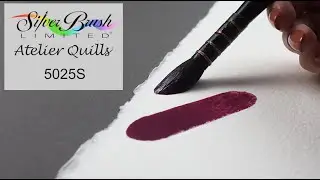 5025S Atelier Quill Brush - Silver Brush Limited