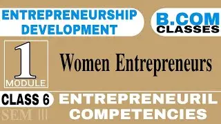 B.Com 3rd Semester Entrepreneurship Development|Women Entrepreneurs Malayalam