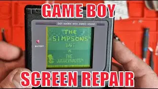 Game Boy - Missing Vertical Lines Screen Repair #gameboy #nintendo #repair #retrorepairs #gaming