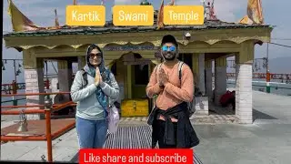 Kartik swami temple trek,uttarakhand📍👌🏻360degree view #awsome #trek #travelvlog