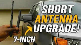 Easy Truck Mod - Swapping My Long Factory Antenna For A Short One