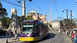 Trams in Istanbul 🇹🇷Turkey 2025