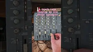 4 Track Tape Looping A Story Tape #experimentalmusic #tapeloops