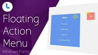 Floating Action Menu | WinForm