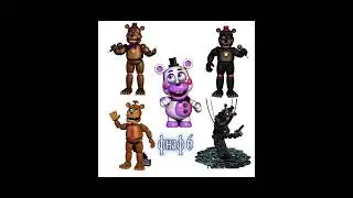 все Фредди из частей плюс бонус в видео фнаф фильма #fnaf #фантаймфокси #animation #фнаф #springtrap