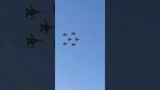 Sound of six F16s fly by in Dubai #dubai #f16