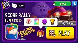 Solo challenge score rally super sized bombs away easy 1500 points Match Masters