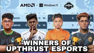 Upthrust Esports Points Table | Winners Of Upthrust Esports Pro Showdown | Overall Standings